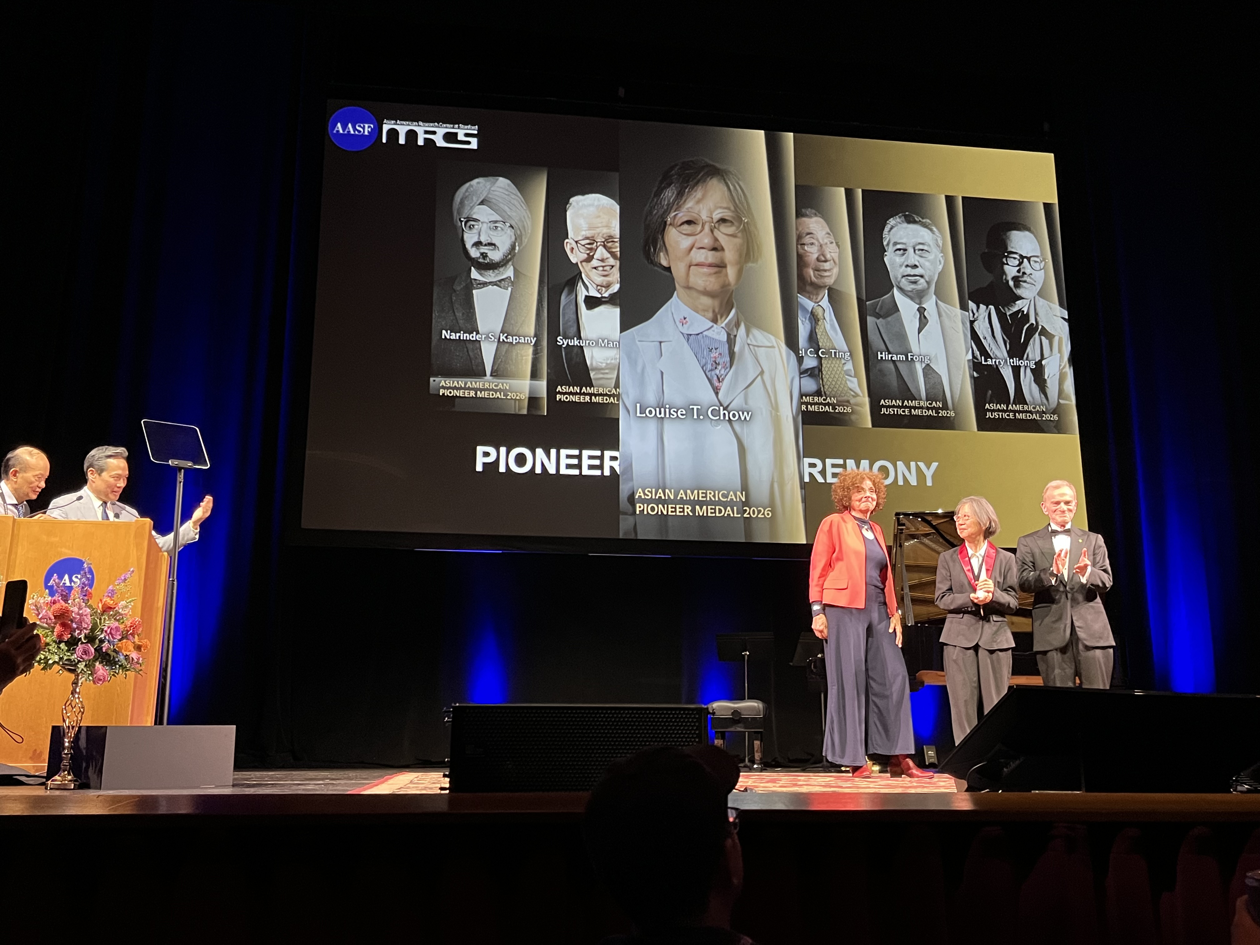 Chow honored for groundbreaking contributions to genetics research